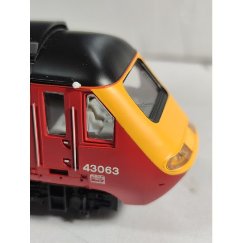 48 - Hornby R1023 class 43 HST/125 virgin 4 car diesel train pack, power car Maiden Voyager 43063, dummy ... 