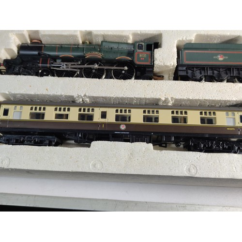 49 - Rare Hornby R826 Cornish Rivera Express train set, complete with all track, rolling stock, power cli... 