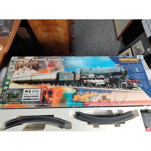 49 - Rare Hornby R826 Cornish Rivera Express train set, complete with all track, rolling stock, power cli... 