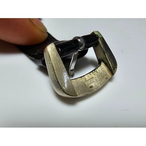 139 - A good quality very rare cased manual wind watch by Roy King with a hallmarked silver case and buckl... 