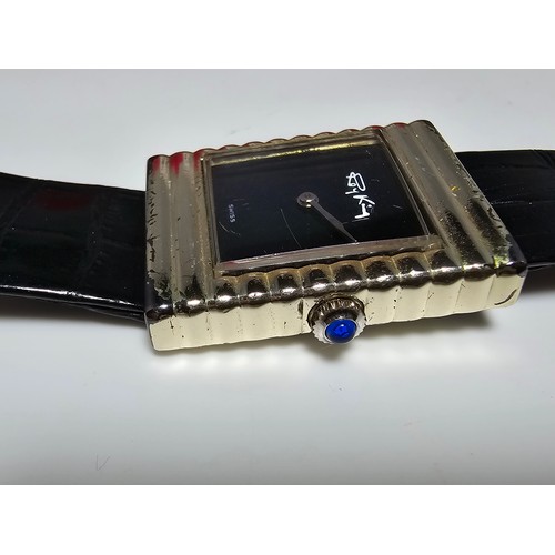 139 - A good quality very rare cased manual wind watch by Roy King with a hallmarked silver case and buckl... 