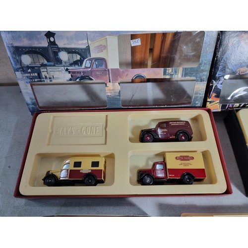 35 - Four presentation sets of die-cast model vehicles - Vanguards Limited Edition 230 of 5000 with COA t... 