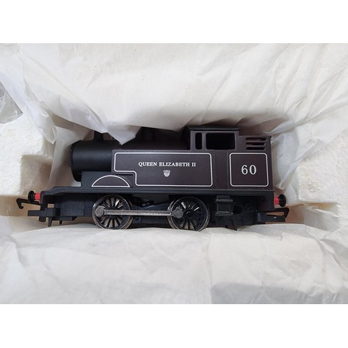 39 - Brand New In Box Hornby R3091 2021 Collector Club Locomotive QEII 0-4-0 complete with detail pack an... 