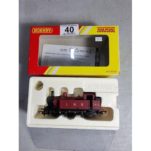 40 - Hornby R2674 Class 3F Jinty 0-6-0 Locomotive - LMS Maroon No.7413 - Test run and serviced, boxed wit... 