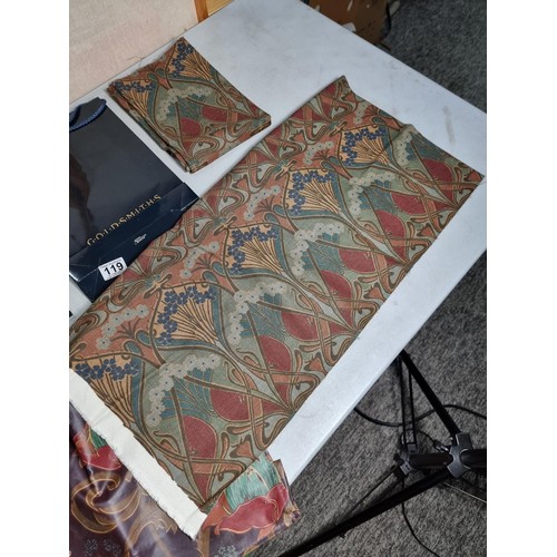 119 - Collection of collectable carrier bags to include one by Pryce Jones, Spar, Goldsmiths Group Jewelle... 