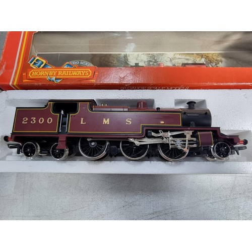 33 - Hornby R055 Class 4P 2-6-4 Tank Locomotive LMS Crimson Lake Livery No.2300 - In very good condition,... 