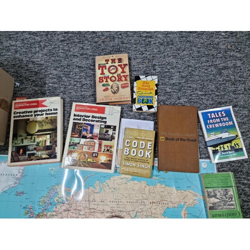 258 - Large qty of various books in 2x boxes, covering different subjects including The Living World of An... 