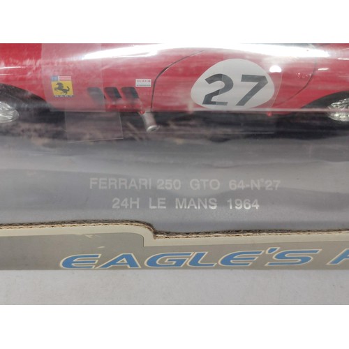 34A - Boxed diecast Eagle's Race Ferrari 250 GTO, in excellent condition car is still sealed closed, along... 