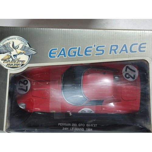 34A - Boxed diecast Eagle's Race Ferrari 250 GTO, in excellent condition car is still sealed closed, along... 