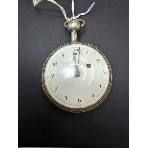 273 - A good quality antique early fusee repeater pocket watch, the pocket watch requires attention howeve... 