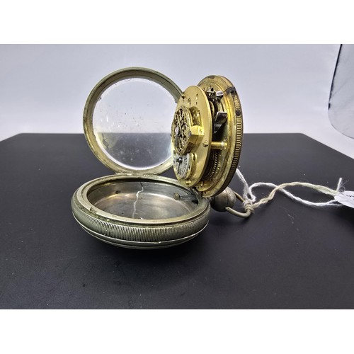 273 - A good quality antique early fusee repeater pocket watch, the pocket watch requires attention howeve... 