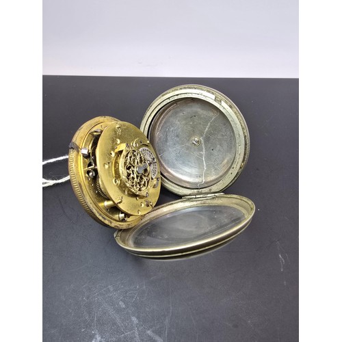 273 - A good quality antique early fusee repeater pocket watch, the pocket watch requires attention howeve... 