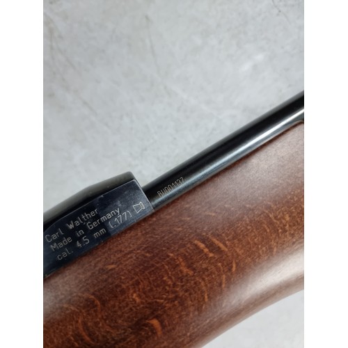 54A - Good quality .177 Walther LGU Air rifle by Carl Walther. The Air rifle comes complete with a Butler ... 