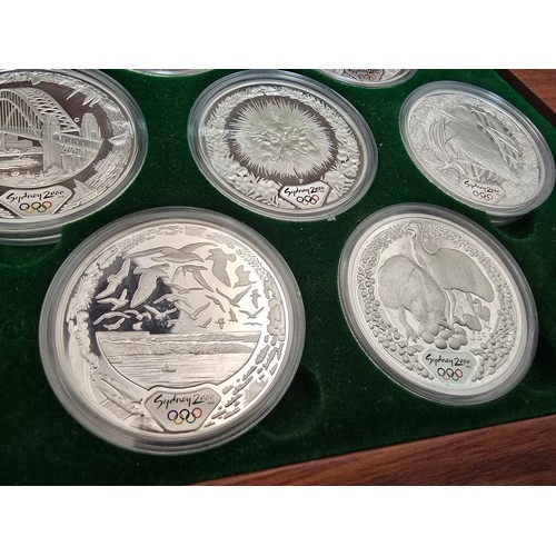 The Royal Australian Mint Sidney Olympics 2000, 16x sterling silver