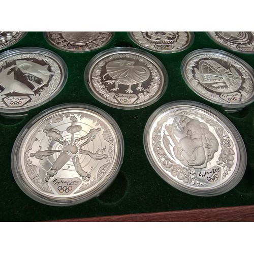 The Royal Australian Mint Sidney Olympics 2000, 16x sterling silver
