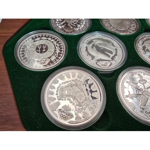 The Royal Australian Mint Sidney Olympics 2000, 16x sterling silver