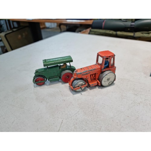 67 - Quantity of vintage Dinky vehicles inc a 2x caravans, a hovercraft, a crane, an escalator etc all in... 