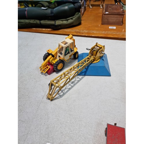 67 - Quantity of vintage Dinky vehicles inc a 2x caravans, a hovercraft, a crane, an escalator etc all in... 