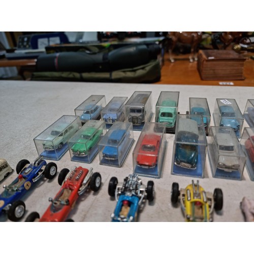 69 - Large quantity of rare collectable vehicles of various brands inc 15x cased Norev vehicles, 12x coll... 