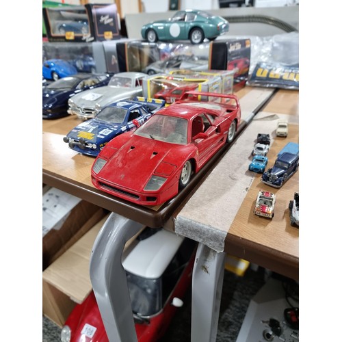 70 - Quantity of collectable scale model cars by Burago and Maisto, inc 2x boxed Lancia Burago cars, boxe... 