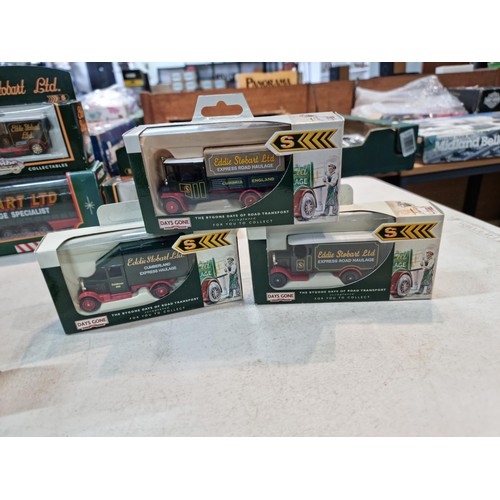 86 - 11x boxed Eddie Stobart die cast models all new in boxes, inc 6x Days gone models, 4x Motoring Memor... 