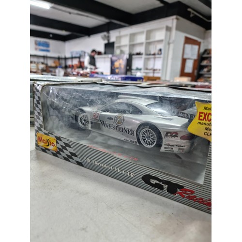 101 - Collection of 3x diecast boxed cars inc Sun Star metal Aston Martin DB5 1/18 scale, a Maisto Mercede... 