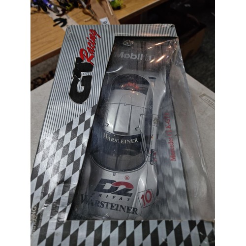 101 - Collection of 3x diecast boxed cars inc Sun Star metal Aston Martin DB5 1/18 scale, a Maisto Mercede... 