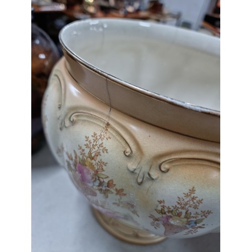 12 - Collection of collectable items inc a large Crown Devon urn, with floral design, 2x modern multi col... 