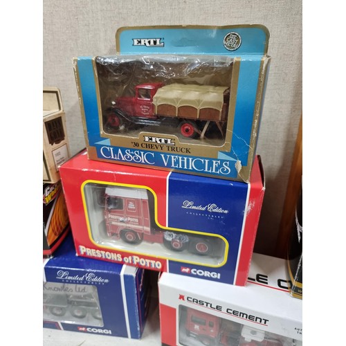 100 - A large comprehensive collection of 12x boxed good quality diecast vehicle sets to include 4x expens... 