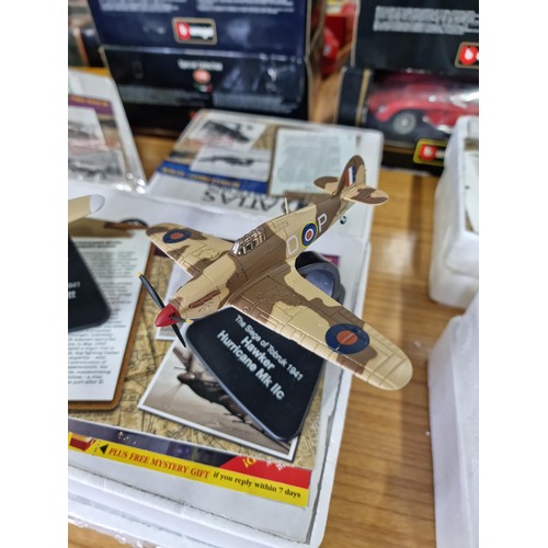 112 - A collection of 4x as new Atlas editions boxed diecast model aeroplanes from the WWII period, 2 diec... 