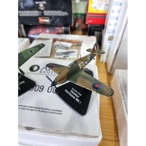 113 - A collection of 4x as new Atlas editions boxed diecast model aeroplanes from the WWII period, 2 diec... 