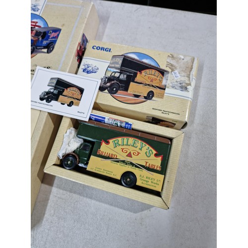 119 - 3x boxed as new Corgi diecast vehicle sets model numbers 97751, 97090 and 97752. All are brewery rel... 