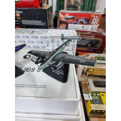 115 - A collection of 4x as new Atlas editions boxed diecast model aeroplanes from the WWII period, 2 diec... 