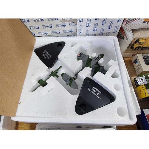 115 - A collection of 4x as new Atlas editions boxed diecast model aeroplanes from the WWII period, 2 diec... 