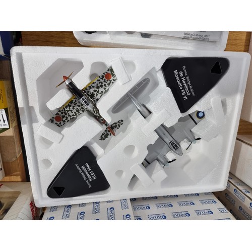 115 - A collection of 4x as new Atlas editions boxed diecast model aeroplanes from the WWII period, 2 diec... 