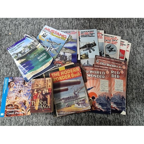 39 - Large quantity of magazines relating to flying inc flypast, mustang along with folders on aeroplane ... 