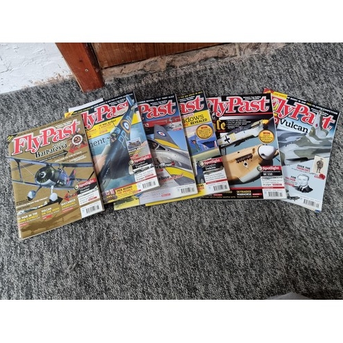 39 - Large quantity of magazines relating to flying inc flypast, mustang along with folders on aeroplane ... 