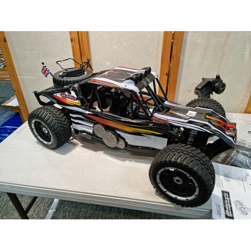 95 - A very good quality near as new FS Racing marauder 1:5 scale petrol powered RC dessert buggy (item n... 