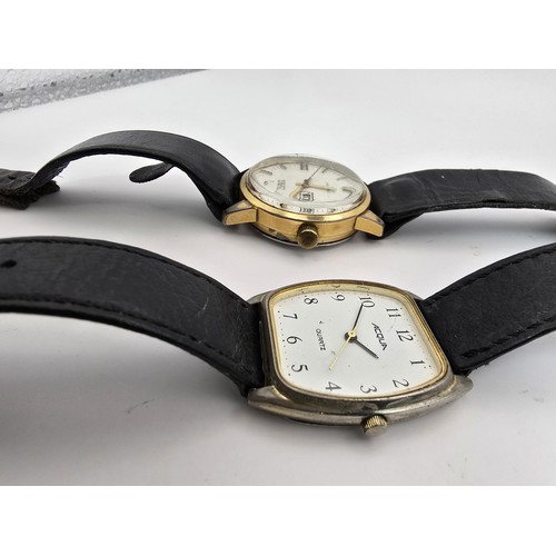 268 - A quantity of 3 gents wrist watches to include an automatic 17 jewel watch by Excalibur, a diesel wr... 