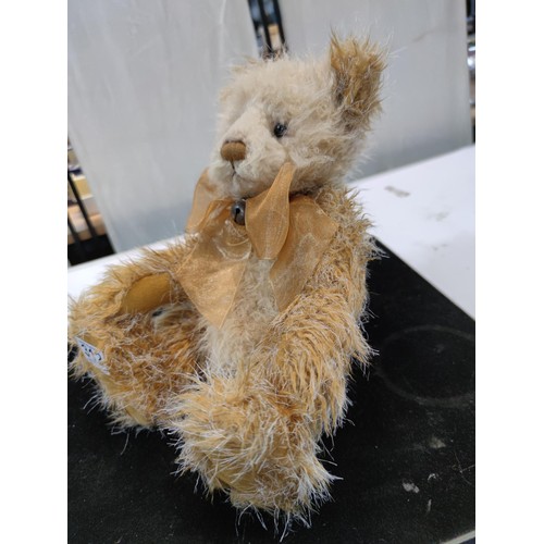 312 - A collectable Charlie Bears teddy bear named Louise, designed by Isabelle Lee, made to a very high s... 