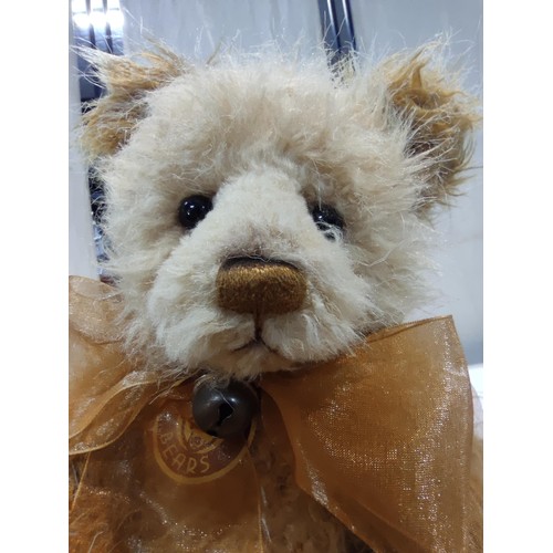 312 - A collectable Charlie Bears teddy bear named Louise, designed by Isabelle Lee, made to a very high s... 