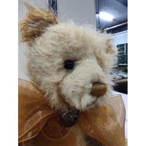 312 - A collectable Charlie Bears teddy bear named Louise, designed by Isabelle Lee, made to a very high s... 