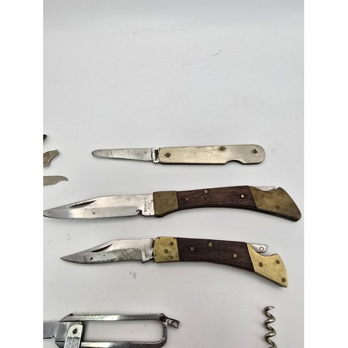 263 - A collection of 12x vintage penknives all which are in good clean condition includes 2 good quality ... 