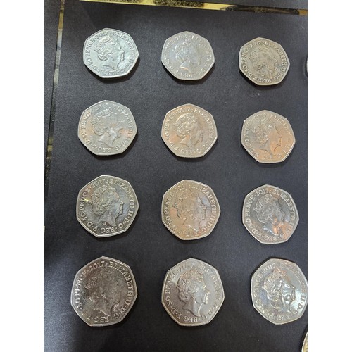 265 - A large collection of 21x collectable 50 pence coins all relating to the Beatrix Potter series to in... 