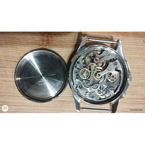 271 - Very rare good military watch by Lemania, Incabloc series 3, 6BB, 1967 with British military marks t... 