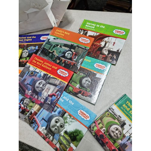 19 - A boxed Thomas the Tank Engine 18 book set by Egmont books ltd. Including Toby had a little lamp, Ed... 