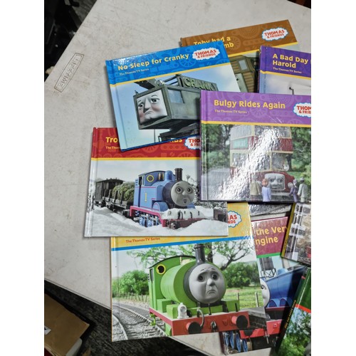 19 - A boxed Thomas the Tank Engine 18 book set by Egmont books ltd. Including Toby had a little lamp, Ed... 