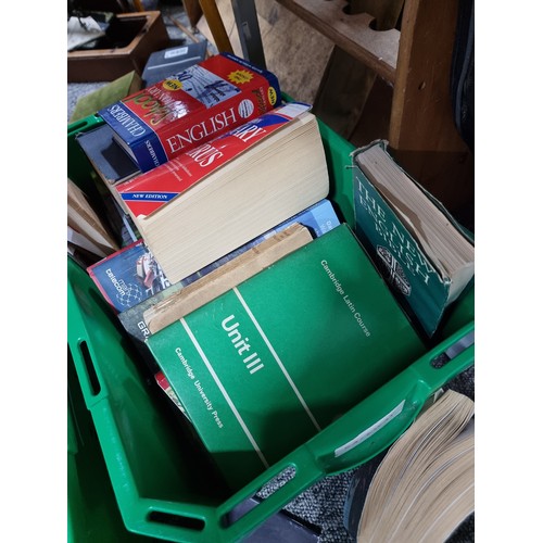 48 - A very large quantity of books and magazines in 3 boxes, subjects include tractors, fiction and non ... 