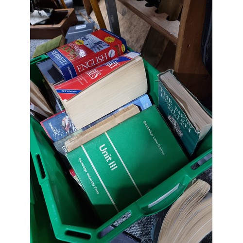 48 - A very large quantity of books and magazines in 3 boxes, subjects include tractors, fiction and non ... 