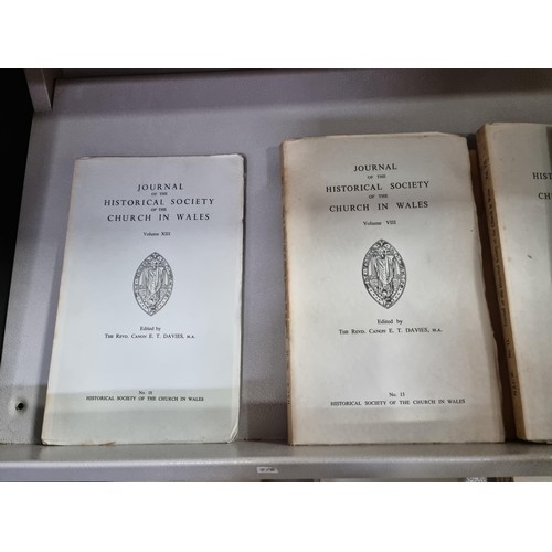 16 - A large collection of historical society of the Church in Wales books dating from 1965-1974 along wi... 